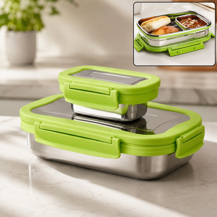 Stainless Steel Lunch Pack β Leakproof & Compact