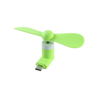 Small USB fan with soft blades for travel and commuting
