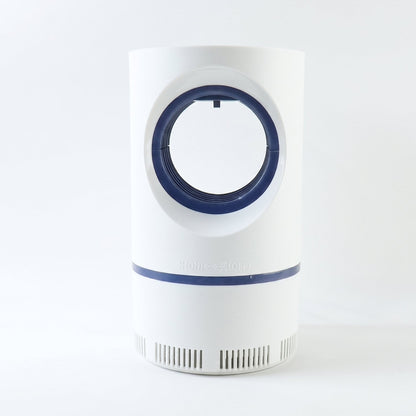 Quiet suction mosquito trap for undisturbed sleep in bedrooms.